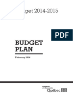 Budget: Plan For 2014/15