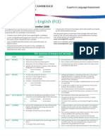 FCE Specification Flyer