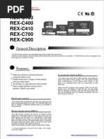 REX Century Series PID Controllers Guide