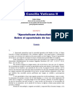 Concilio Vaticano Segundo - Constituciones y Decretos