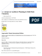 A Concept For Synthesis Planning in Solid-State Chemistry