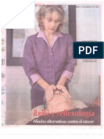 Reiki Y Reflexologia para Pacientes Con Cancer