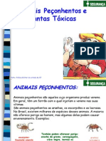 ANIMAIS PEÇONHENTOS E PLANTAS TÓXICAS - P.M. SÂO PAULO