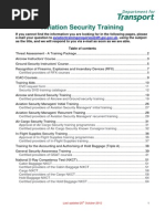 Download Aviation Security Training by Sarah Porter SN208257225 doc pdf