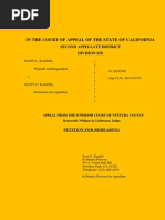 B242499 - CCP 425.16 Anti-SLAPP Special Motion To Strike - Petition For Rehearing - California Court of Appeal - Scott C Kandel