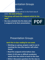 Presentation Groups