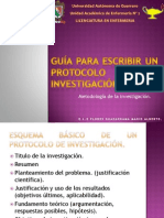 Guía para Escribir Un Protocolo de Investigación