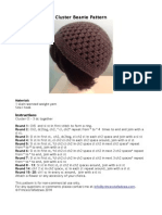 Cluster Beanie Pattern