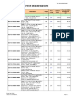 As Other Products Price List Y1314-From 102013