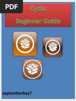 Download Cydia Beginner Guide by Htet Aung Moe SN208277269 doc pdf