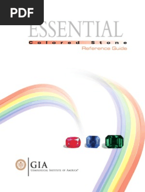 希少 GIA Japan カラードストーン エッセンシャル テキスト GIA's Colored Stone Essential's Reference Guide | PDF