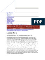 Martin Buber: First Published Tue Apr 20, 2004 Substantive Revision Tue Jan 23, 2007