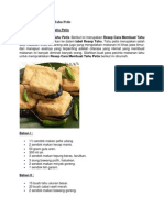 Download Resep Cara Membuat Tahu Petis by siwowox SN208283225 doc pdf