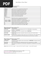 Bash Command Line History Cheat Sheet