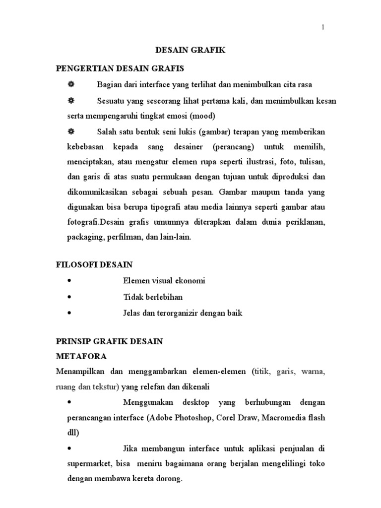 Pengertian Desain Grafis