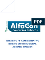Alfacon Mega Intensivo Da Policia Federal Area Administrativa Direito Constitucional