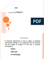 Training and Development