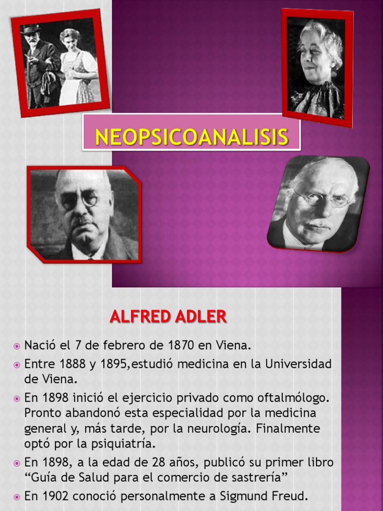 NEOPSICOANALISIS | PDF | Sigmund Freud | Neurosis