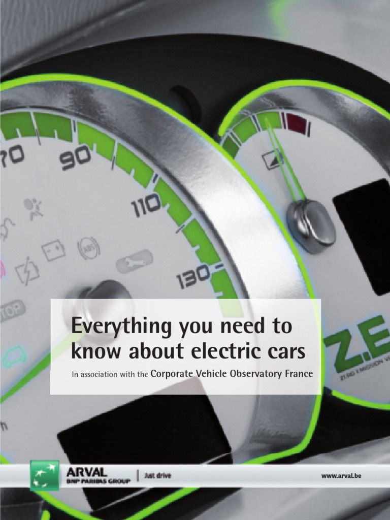 Information About Electric Vehicles PDF Hybrid Vehicle Electric