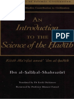 Ibn as Salaah s Introduction to the Science of Hadeeth