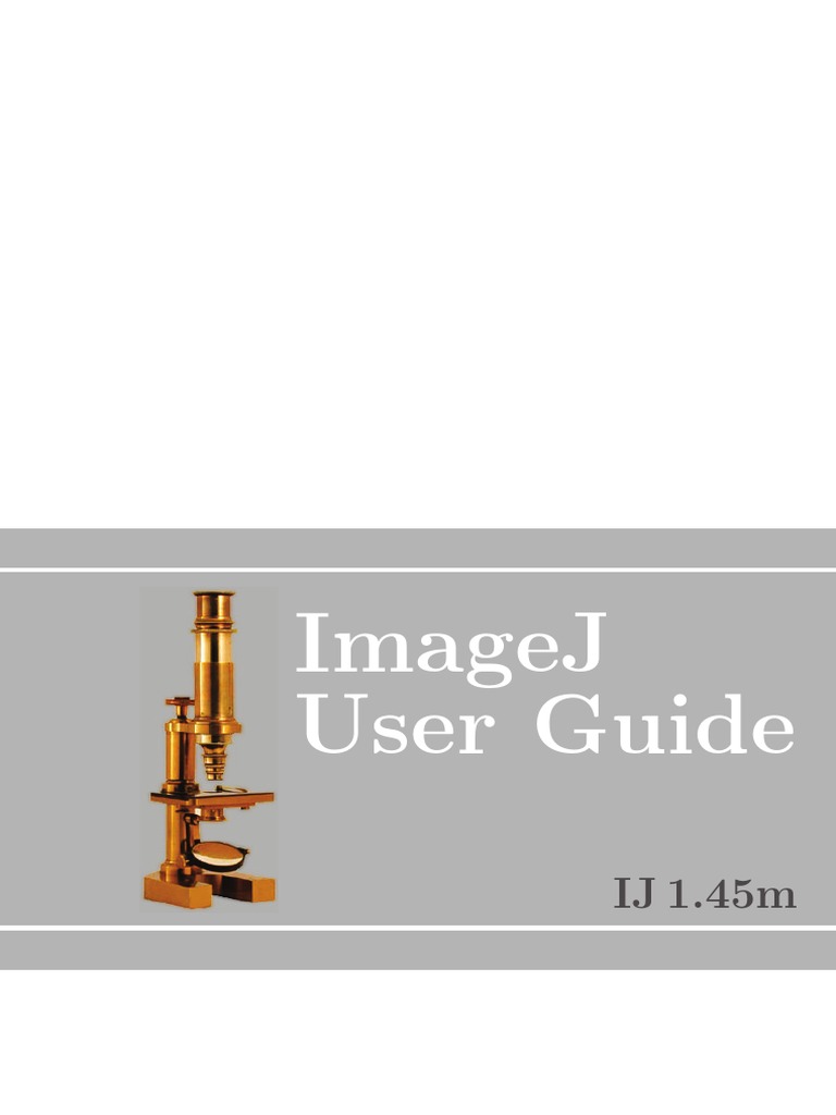 ImageJ User Guide | PDF | Computing | Software