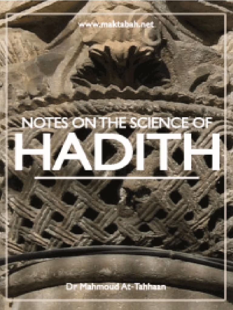 Notes Hadeeth | PDF | Islamic Texts | Hadith