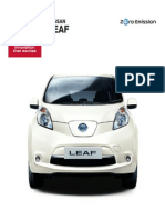 Information about electric vehicles of Nissan