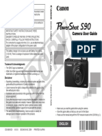 PowerShot S90 Manual