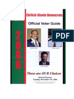 Ehrlich Steele Election Day 2006 Fake Flyer