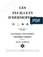 45253978 Jean Baptiste Willermoz Instructions Pour Les Elus Cohens