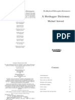 (Blackwell Philosopher Dictionaries) Michael Inwood-A Heidegger Dictionary-Wiley-Blackwell (1999)