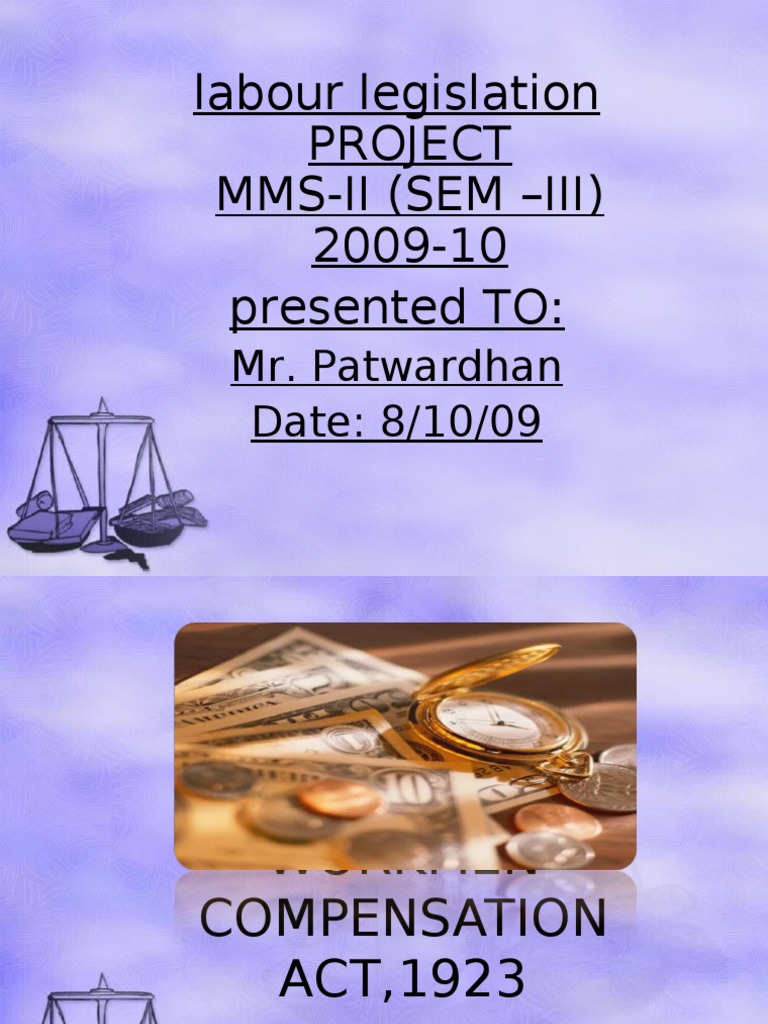 Workmen's Compensation Act Workers' Compensation Employment