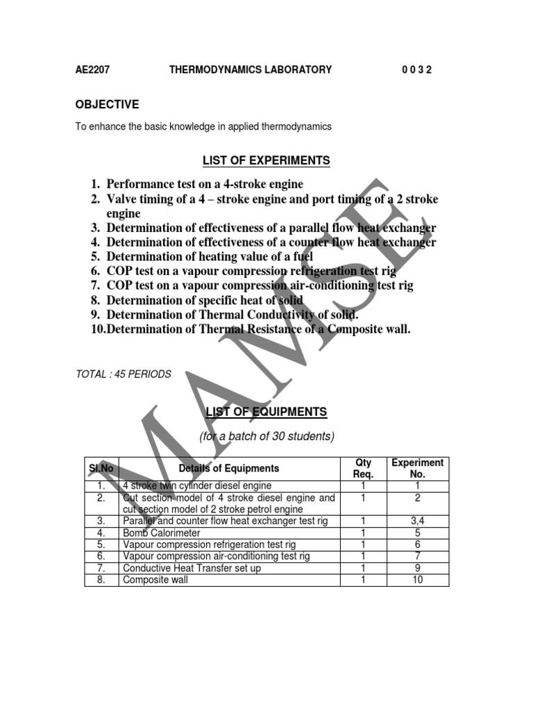 Thermodynamics Lab | PDF