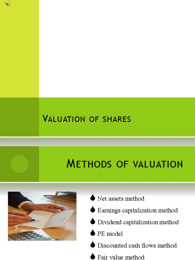 Share Valuation Methods Explained | PDF | Discounted Cash Flow | Stocks