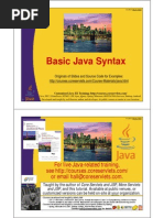 03 Basic Java Syntax