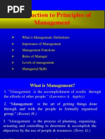 Nature & Function of Mgmt.