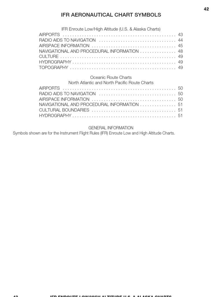 IFR Enroute Chart Symbols Guide | PDF | Instrument Flight Rules | Airport
