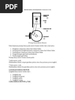 Prinsip Kerja Motor Bensin 4 Tak Dan 2 Tak