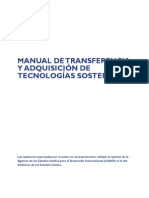 Manual Transferencia Adquisicion Tecnologias Sostenibles