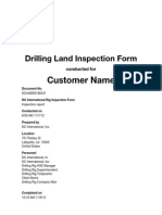 Field Inspection Report Example