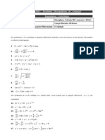 Lista 1 - Introdu o s Equa Es Diferenciais