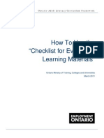 OALCF How To Evaluate Learning Materials Mar 11
