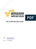 SAP on AWS Operations Guide