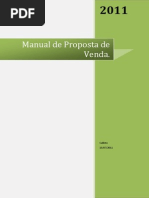 Manual Proposta de Vendas