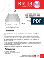 Ficha Tecnica KR-18 PDF