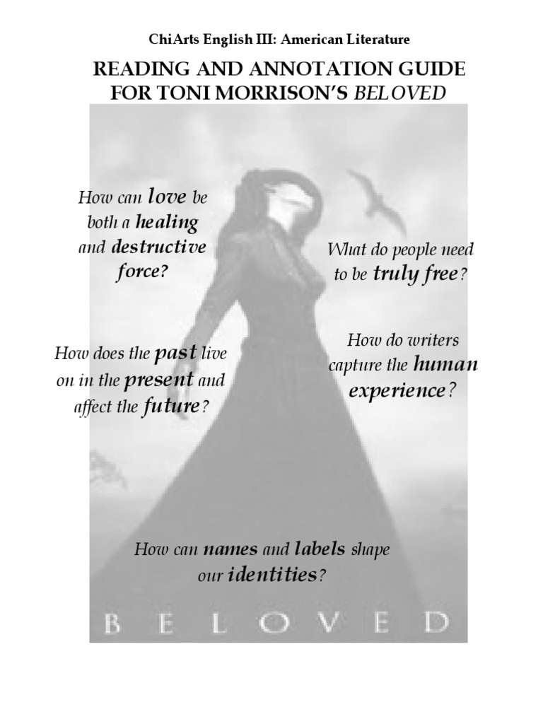Annotation Guide For Toni Morrison S Beloved