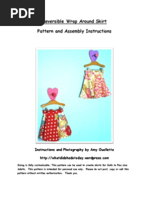 Sewing Pattern_Wrap Around Skirt