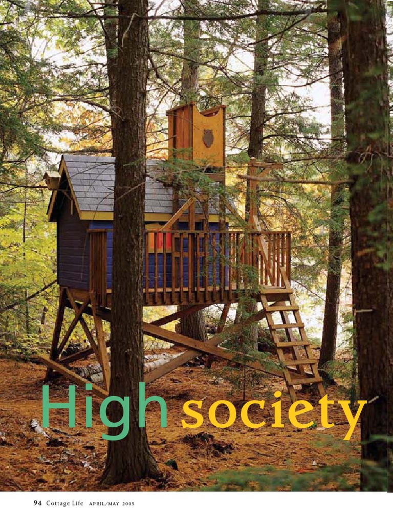 Tree House Plan | PDF | Framing (Construction) | Door