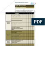 Guia de Observacion para Evaluar El Trabajo de Laboratorio