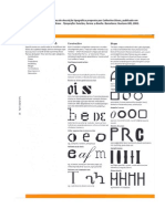 Fornecer um título conciso e otimizado para  para o documento sobre os elementos de descrição de tipografia